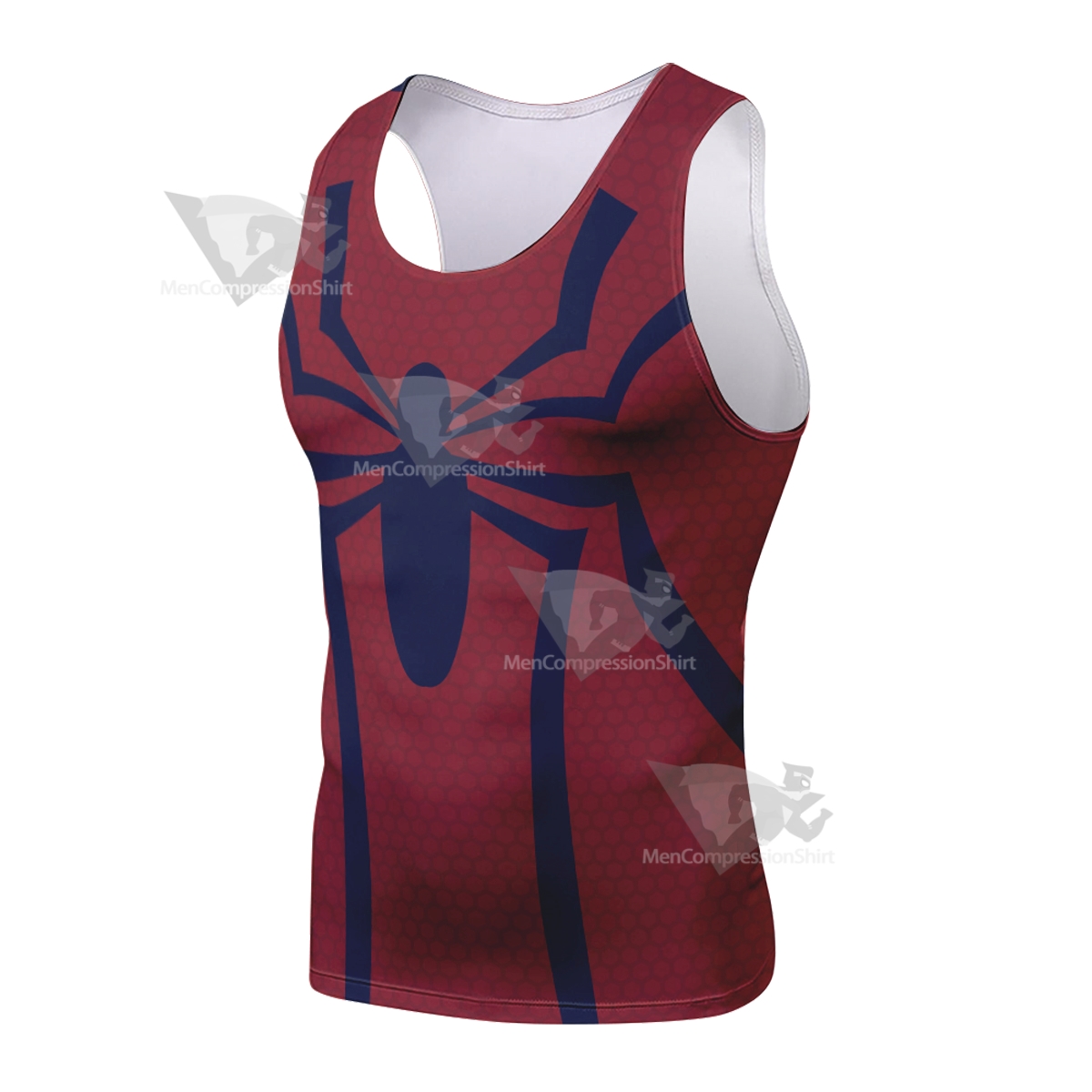 Spider Man 1996 Red Sleeveless Compression Shirt
