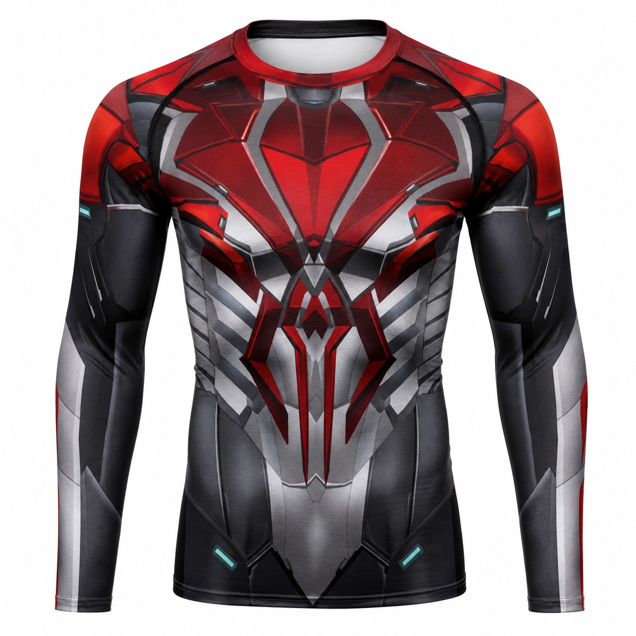 Spider Man 2099 Red Blue Long Sleeve Compression Shirt