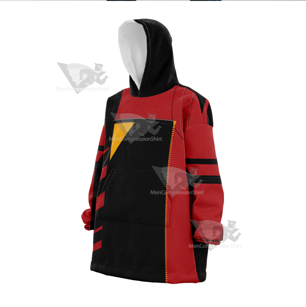 Parker Across The Spider Verse Jessica Drew Snug Oversized Blanket Hoodie