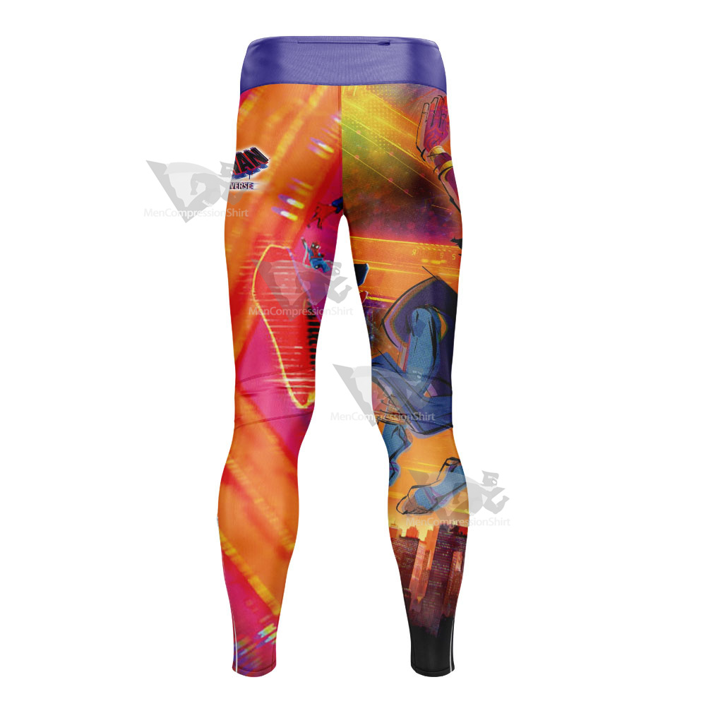 Parker Across The Spider Verse Pavitr Prabhakar Mens Compression Legging