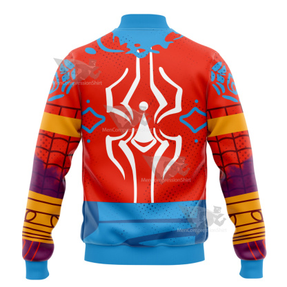 Parker Across The Spider Verse Pavitr Prabhakar Varsity Jacket