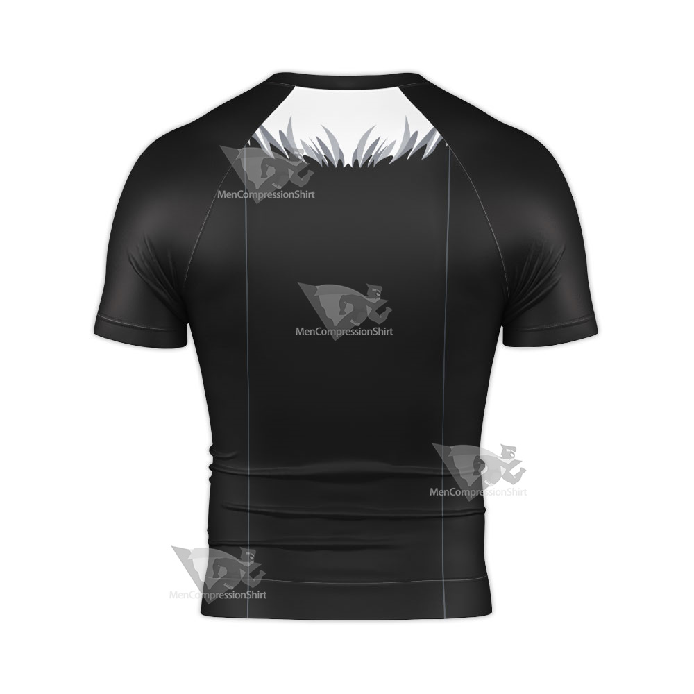 Parker Black Cat Short Sleeve Compression Shirt