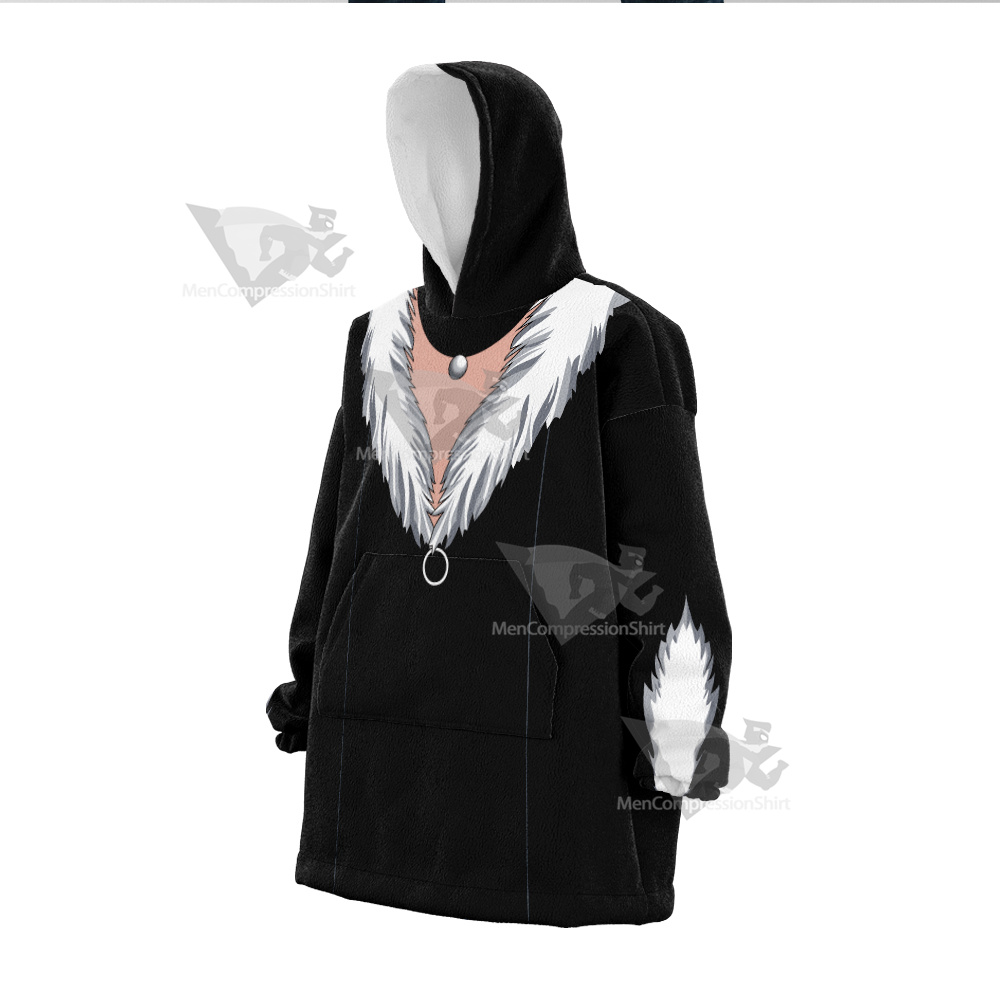 Parker Black Cat Snug Oversized Blanket Hoodie
