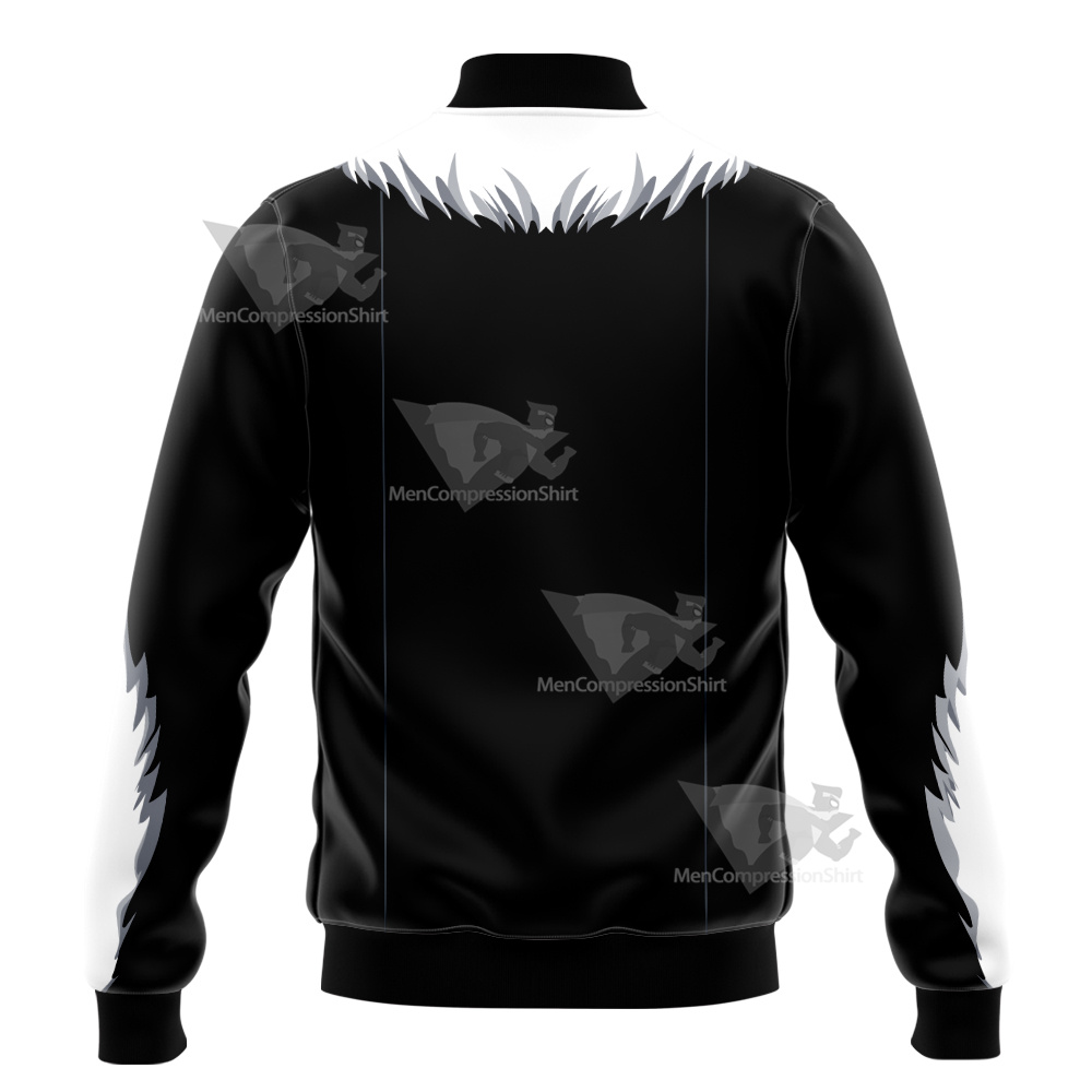 Parker Black Cat Varsity Jacket