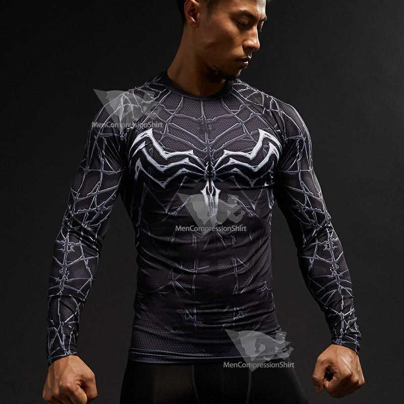 Parker Brock Long Sleeve Compression Shirt For Men