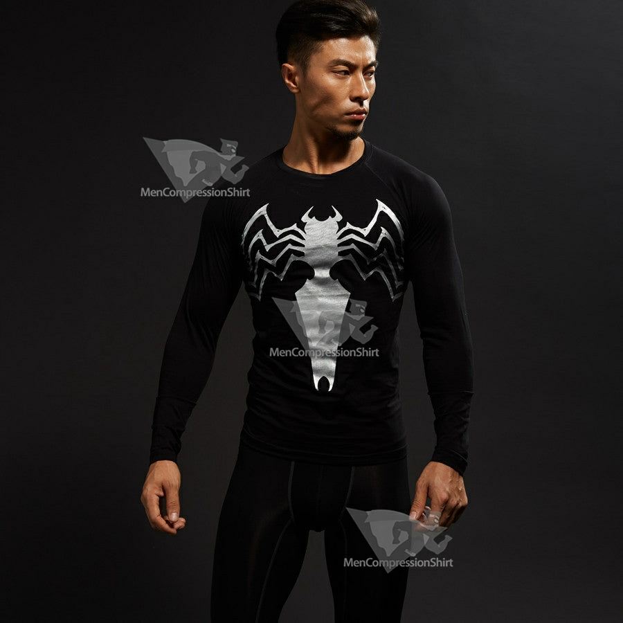Parker Brock Long Sleeve Compression Shirts For Men
