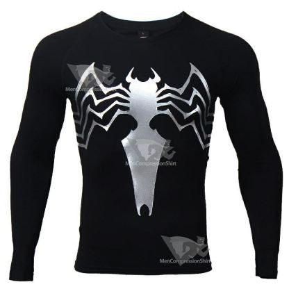 Parker Brock Long Sleeve Compression Shirts For Men