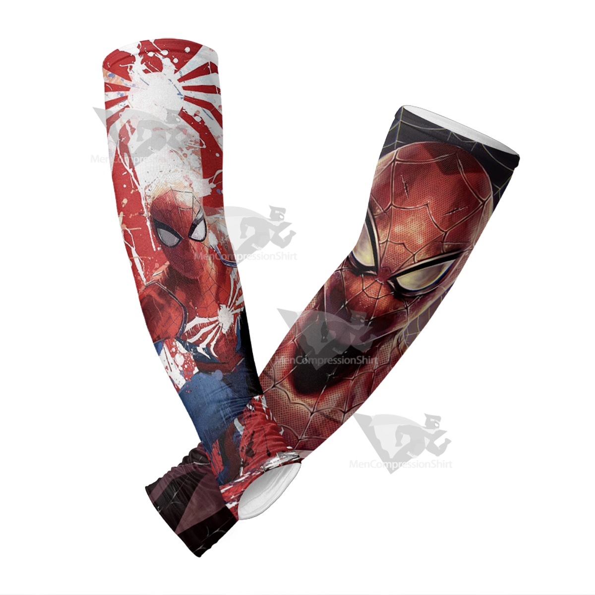 Spider Transformation Red Compression Arm Sleeve