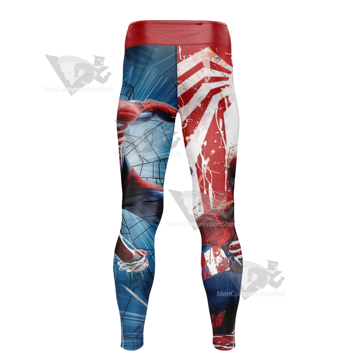 Spider Transformation Red Men Compression Legging
