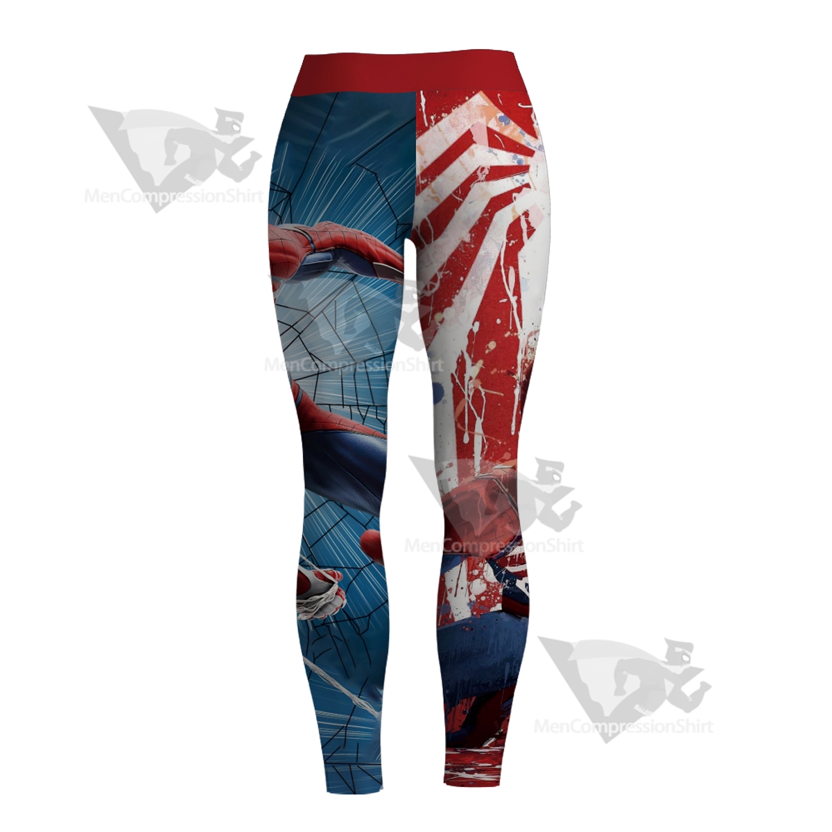 Spider Transformation Red Women Compression Legging-MensCompressionShirt