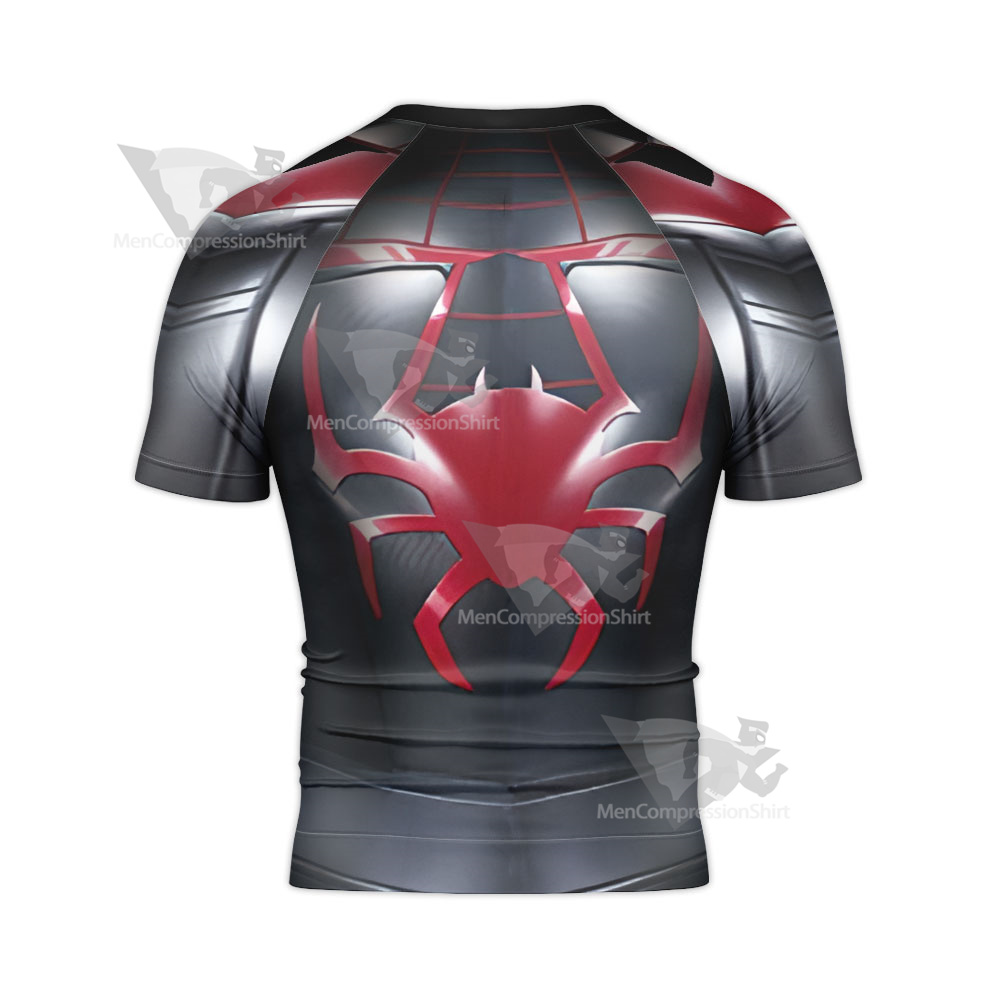 Parker 2 Figure Miles Morales Jumpsuit Rash Guard Compression Shirt