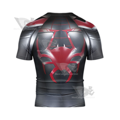 Parker 2 Figure Miles Morales Jumpsuit Rash Guard Compression Shirt