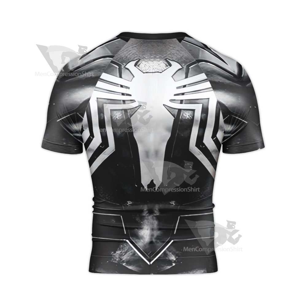 Parker 2 Venom Black Jumpsuit Rash Guard Compression Shirt
