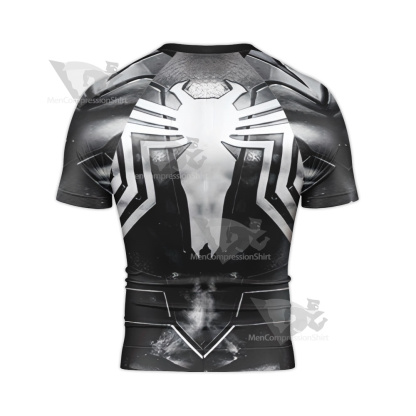 Parker 2 Venom Black Jumpsuit Rash Guard Compression Shirt