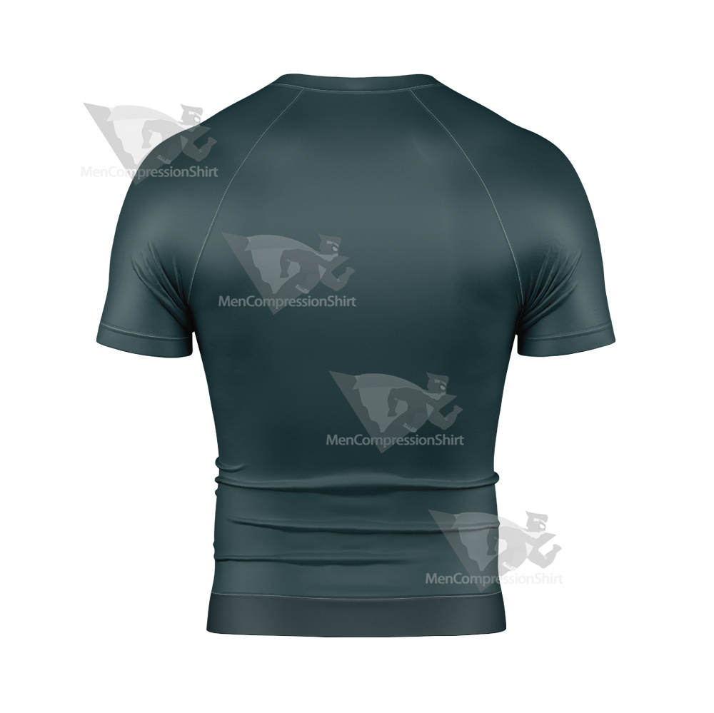 Parker Across The Spider Verse Miles Morales Rash Guard Compression Shirt