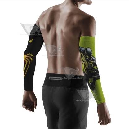 Spiderman Anti Ock Green Compression Arm Sleeve