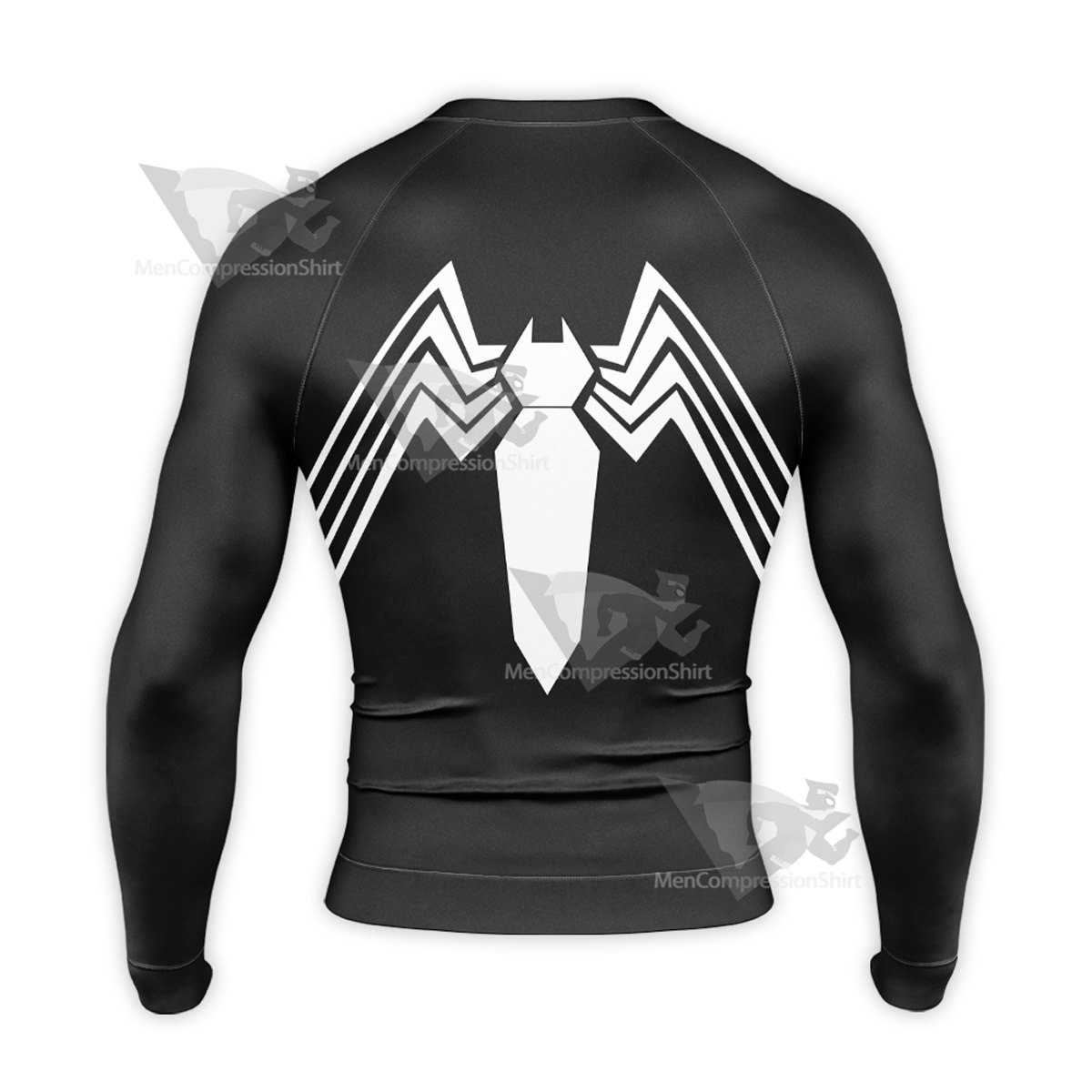 Spiderman Black Long Sleeve Compression Shirt