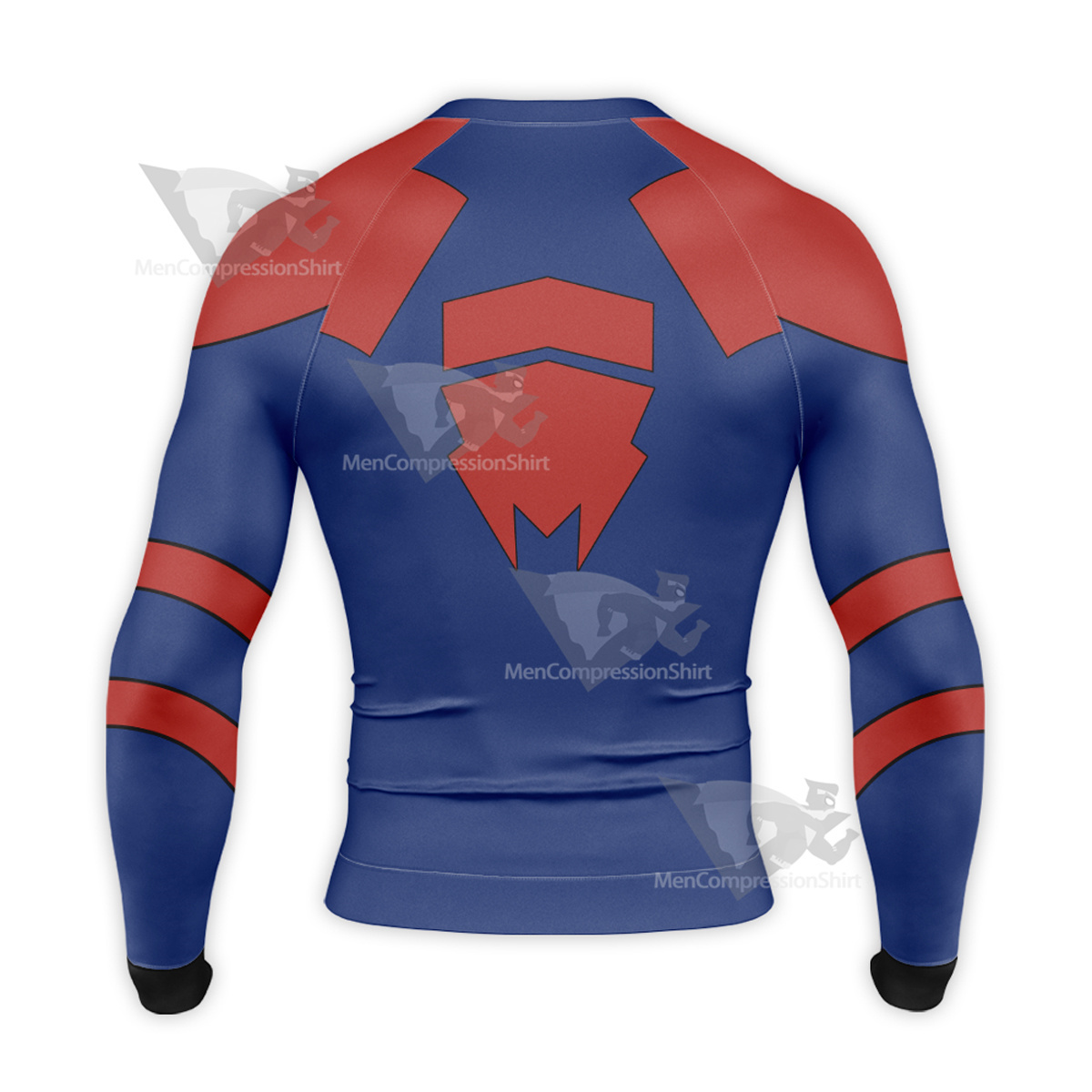 Spiderman Miguel Ohara Blue Long Sleeve Compression Shirt
