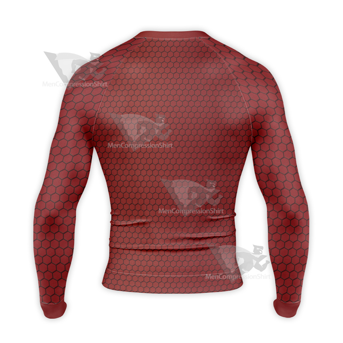 Spiderman Red Long Sleeve Compression Shirt