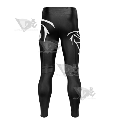 Spiderman Unlimited Symbiote Black Men Compression Legging-MensCompressionShirt