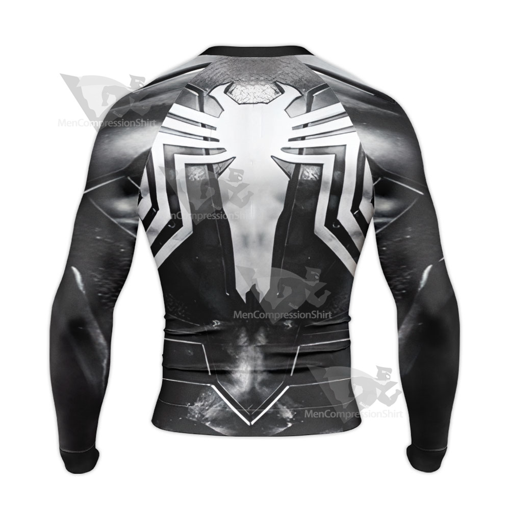 Parker Venom Black Jumpsuit Long Sleeve Compression Shirt