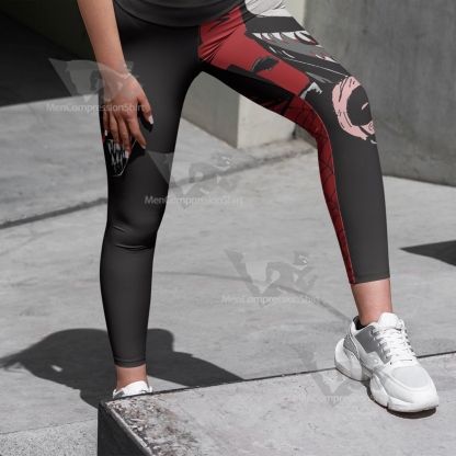 Spiderman Venom Black Women Compression Legging-MensCompressionShirt