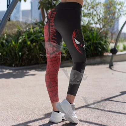 Spiderman Venom Black Women Compression Legging-MensCompressionShirt