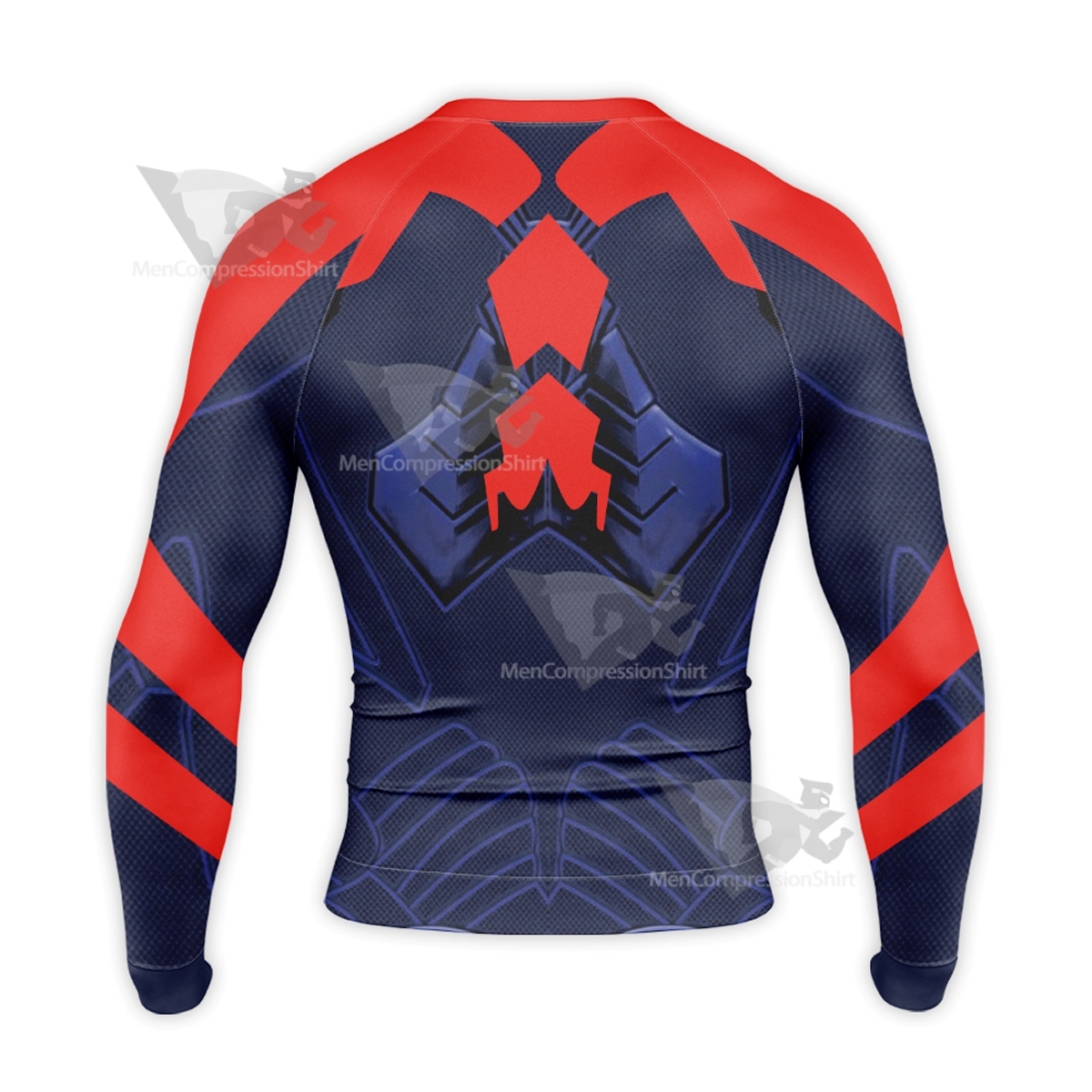 Spierman 2099 Blue Long Sleeve Compression Shirt