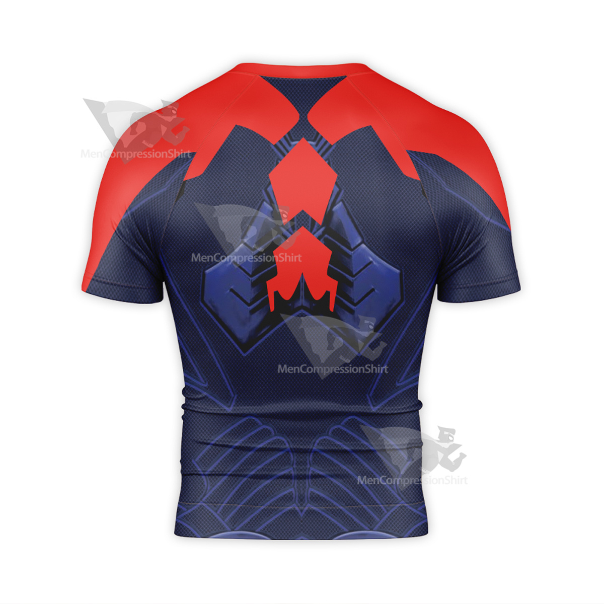 Spierman 2099 Blue Short Sleeve Compression Shirt