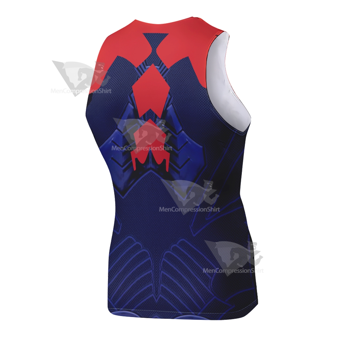 Spierman 2099 Blue Sleeveless Compression Shirt