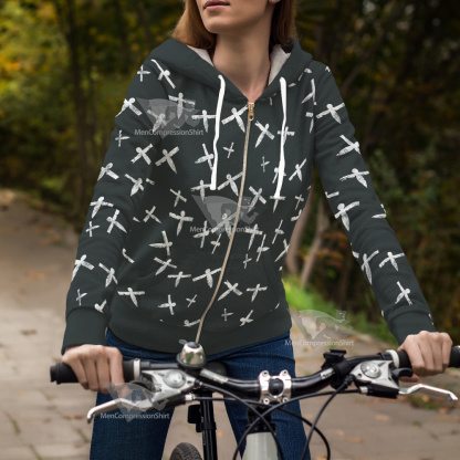 Spirited Away Paper Plane Cosplay Zip Up Hoodie