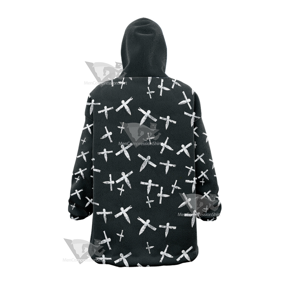 Spirited Away Paper Plane Snug Oversized Blanket Hoodie