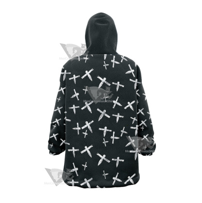 Spirited Away Paper Plane Snug Oversized Blanket Hoodie