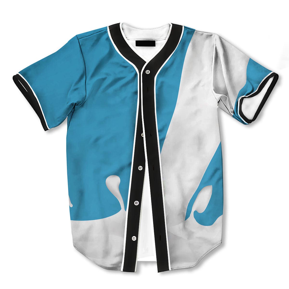 Splash Milk 3d Print Full Size Baseball Jerseys