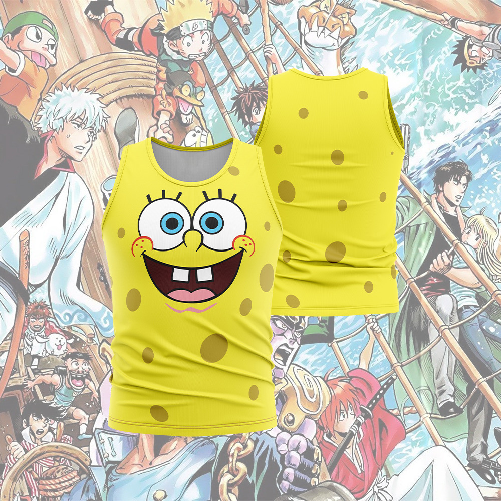 Spongebob Squarepants Sleeveless Compression Shirt