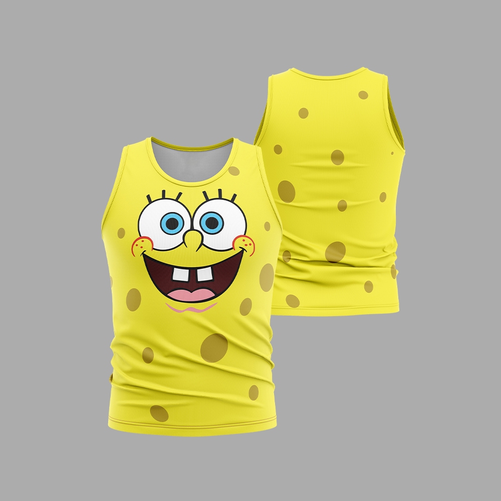 Spongebob Squarepants Sleeveless Compression Shirt