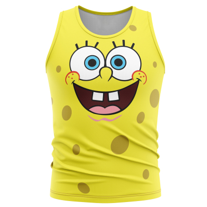 Spongebob Squarepants Sleeveless Compression Shirt