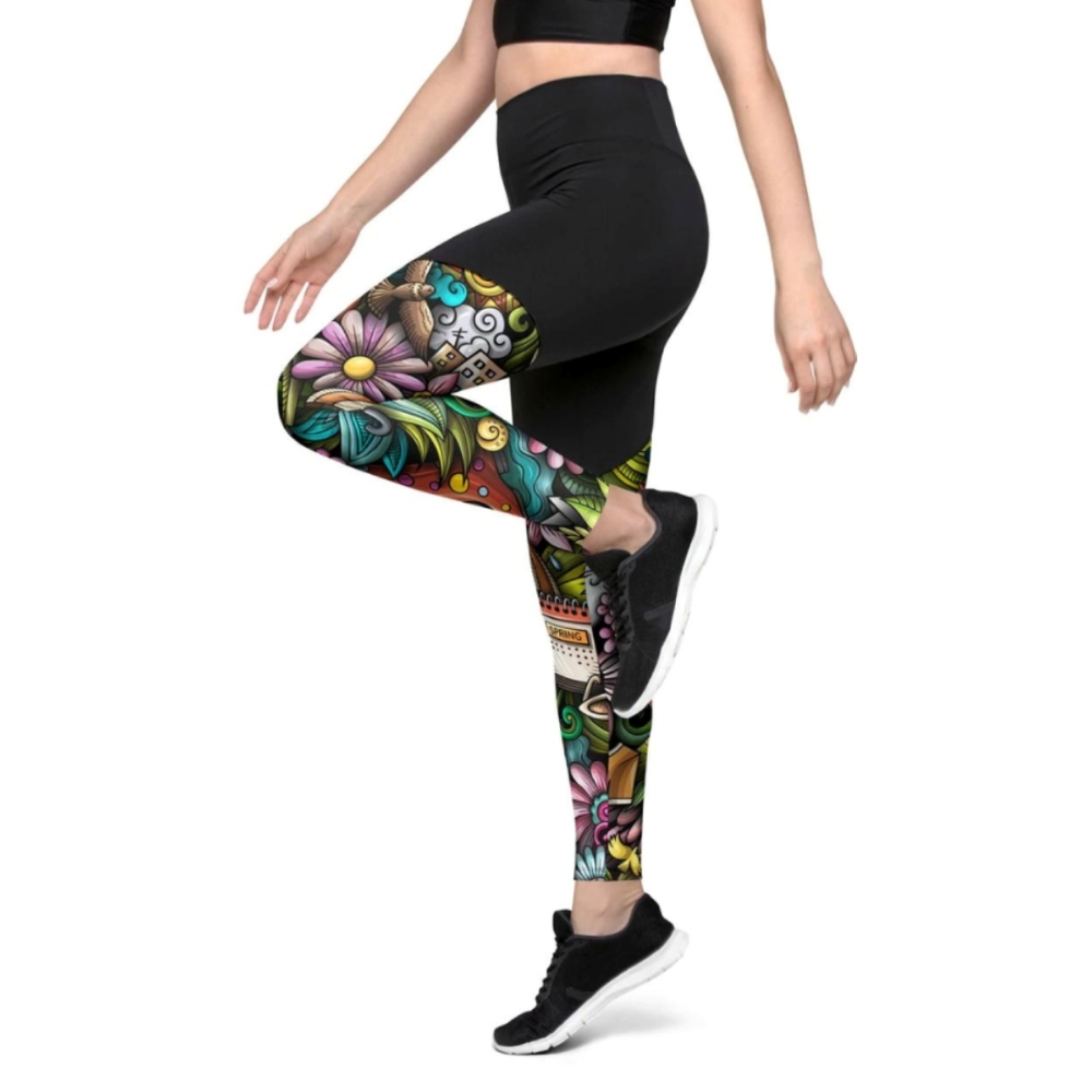 Springtime Women Compression Legging