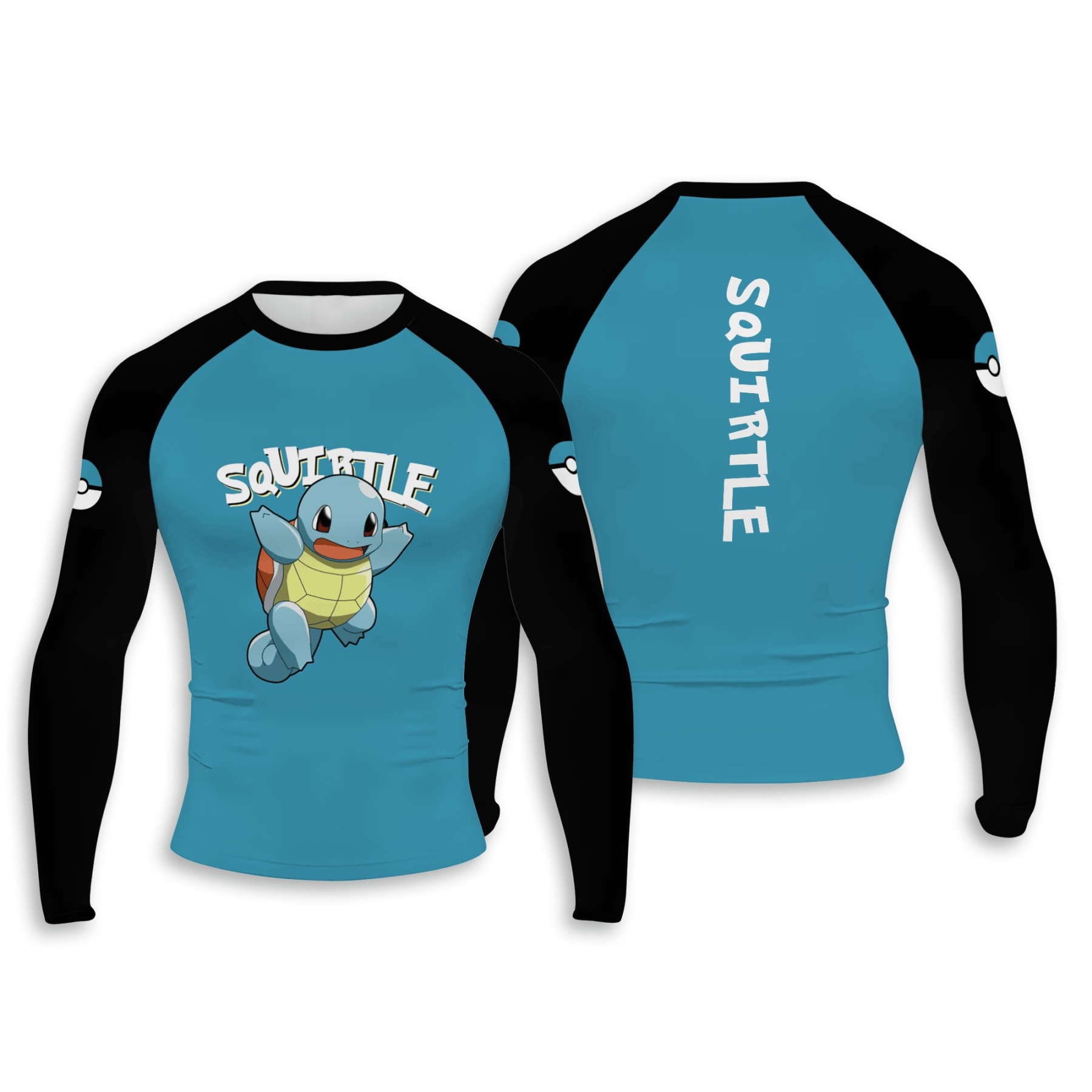 Squirtle Men Long Sleeve Compression Shirt