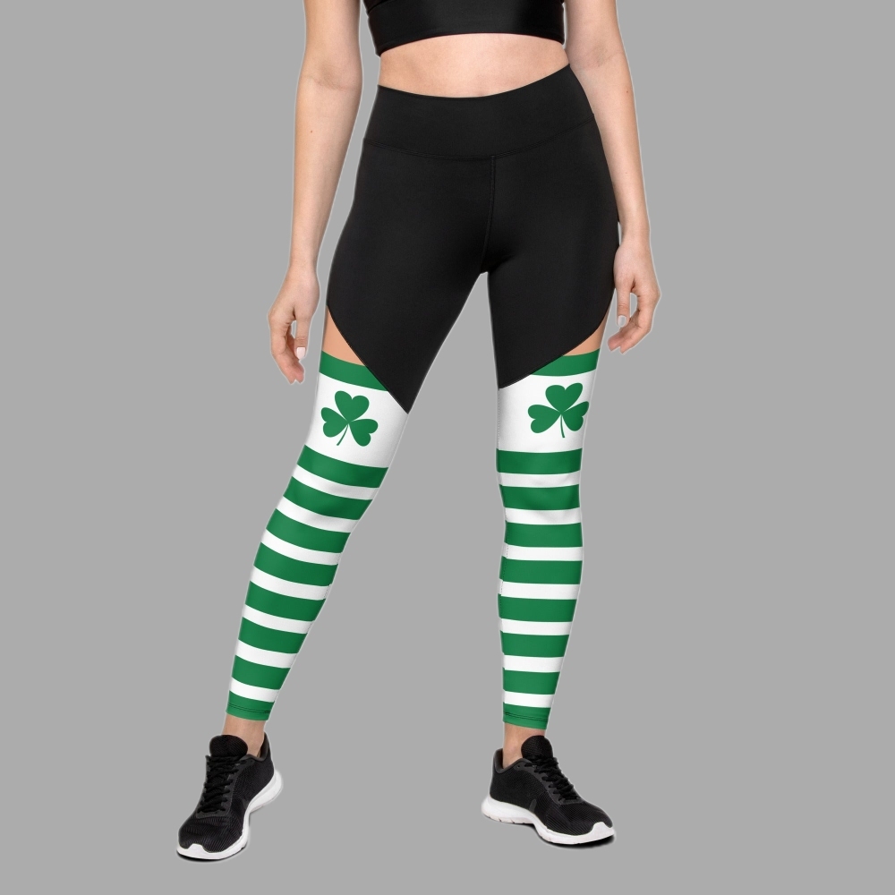 St Patricks Day Stockings Women Compression Legging