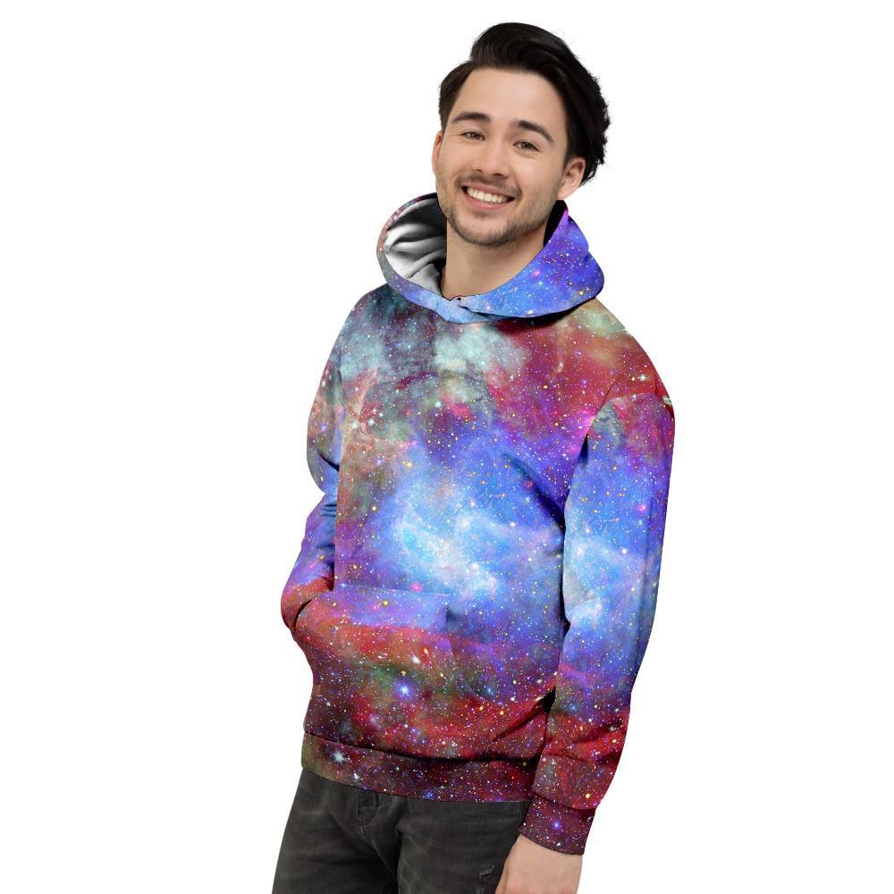 Star Nebula Galaxy Space Mens Full Size Hoodie