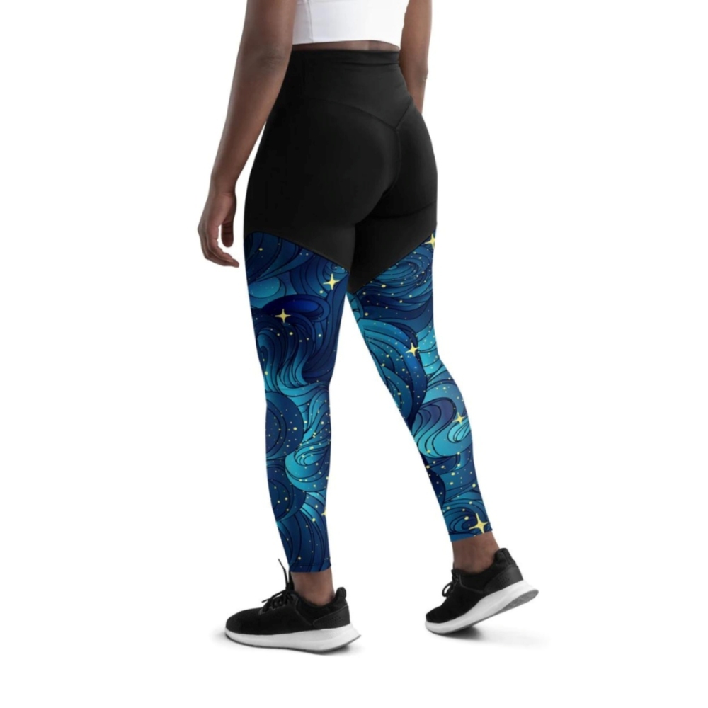 Starry Night Women Compression Legging