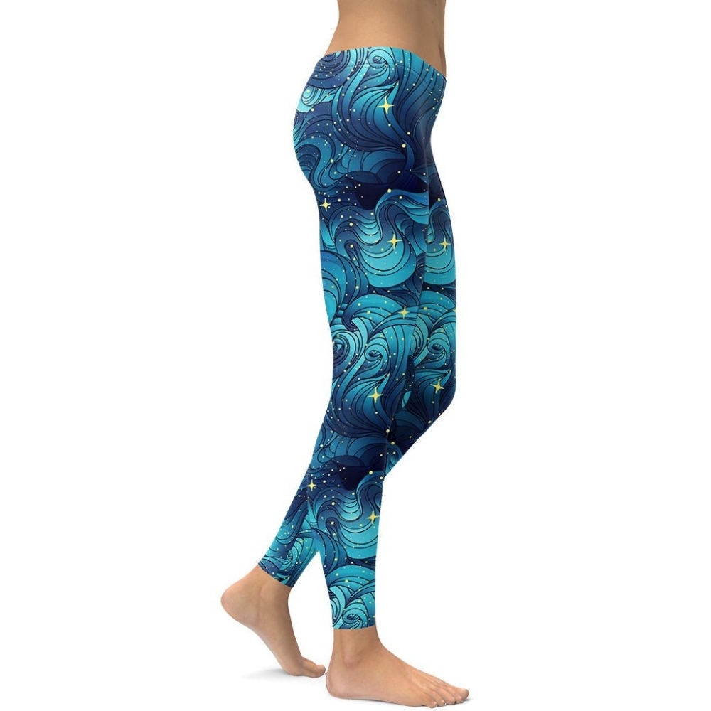 Starry Night Women Compression Legging