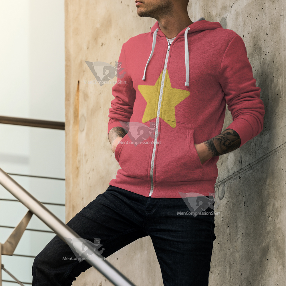 Steven Universe Steven Shirt Cosplay Zip Up Hoodie