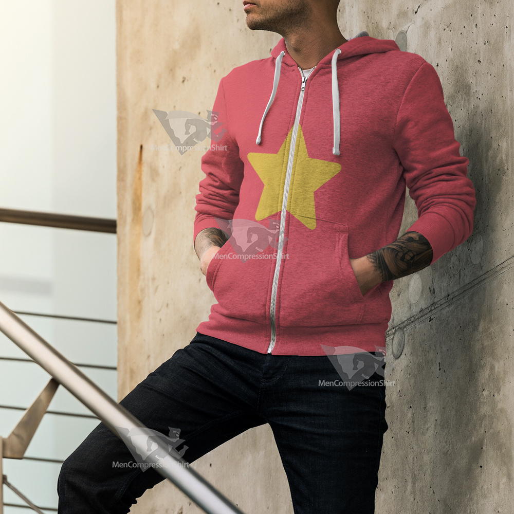 Steven Universe Steven Shirt Cosplay Zip Up Hoodie