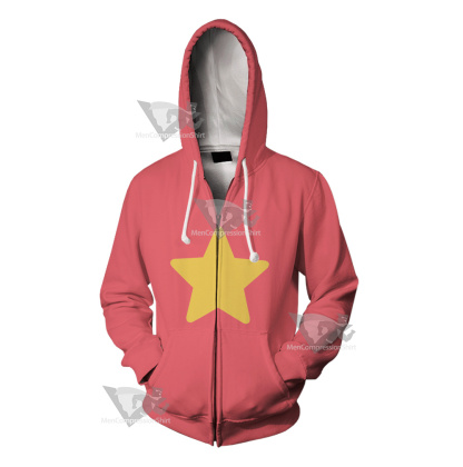 Steven Universe Steven Shirt Cosplay Zip Up Hoodie