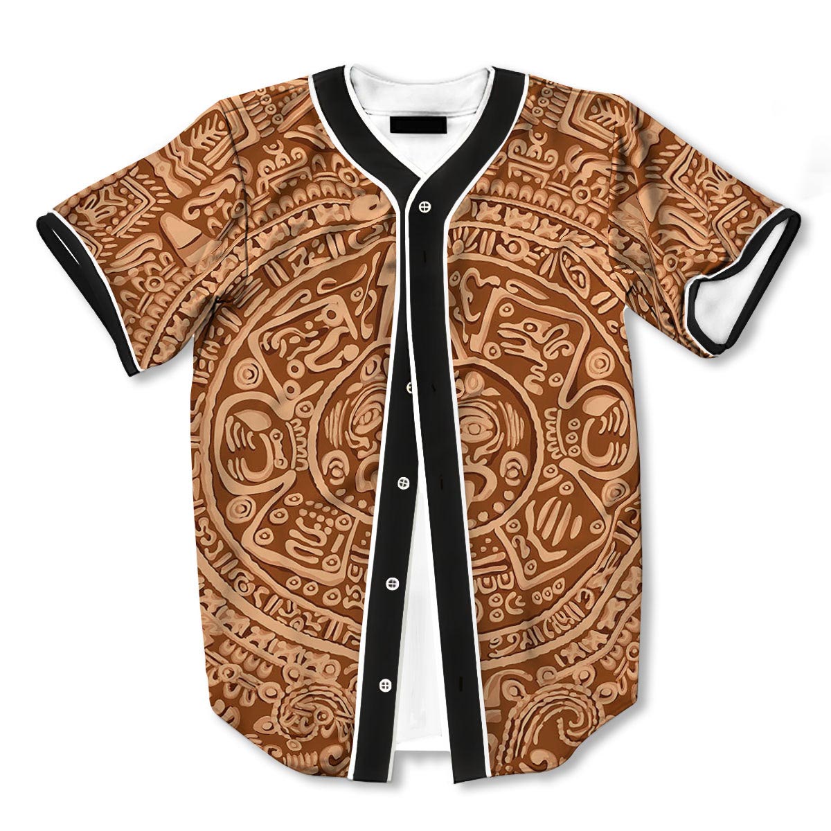 Stone Mayan 3d Print Full Size Baseball Jerseys