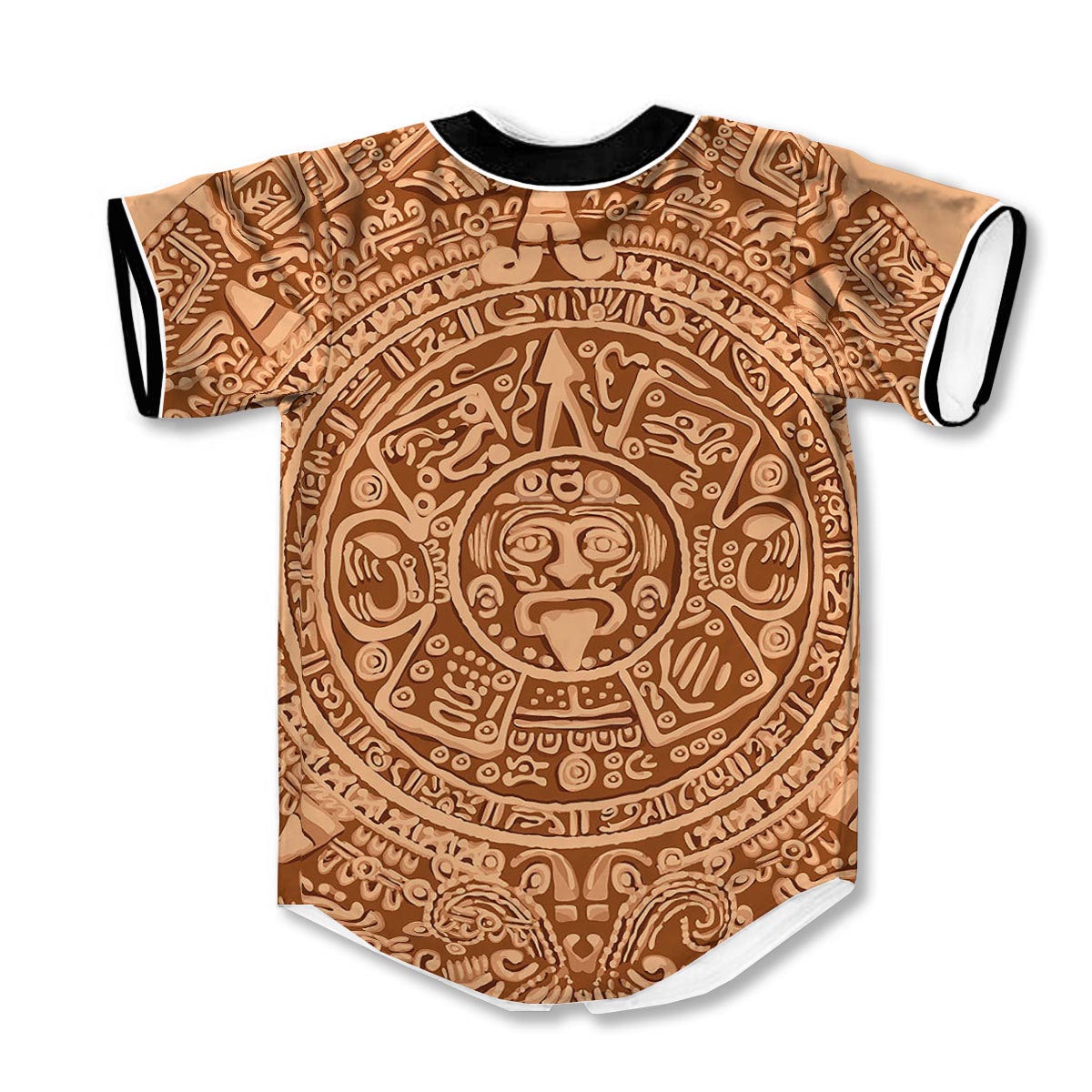 Stone Mayan 3d Print Full Size Baseball Jerseys