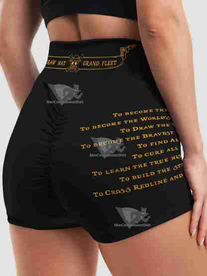 Straw Hat Grand Fleet Women Compression Active Wear Set
