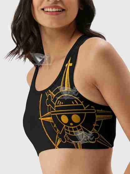 Straw Hat Grand Fleet Women Compression Active Wear Set